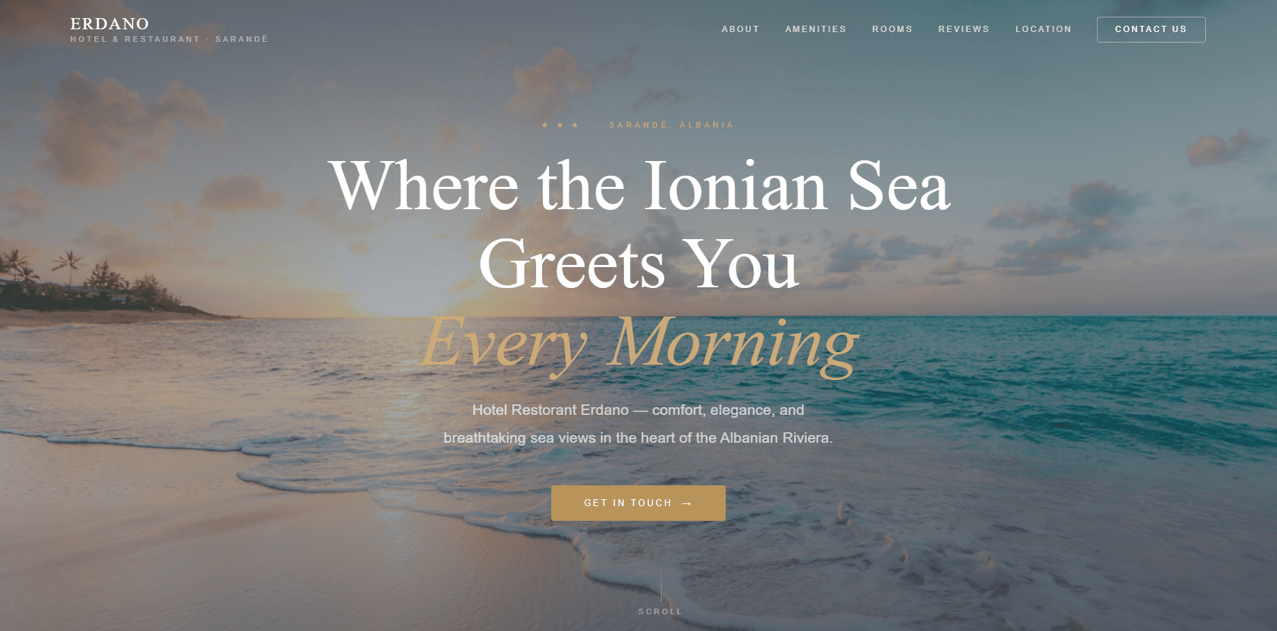 Hotel Erdano — Website + Booking